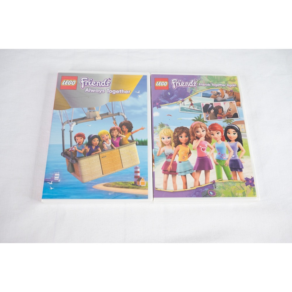 Lego Friends 2 dvd lot NEW Friends together again Always Together‎ kids cartoon